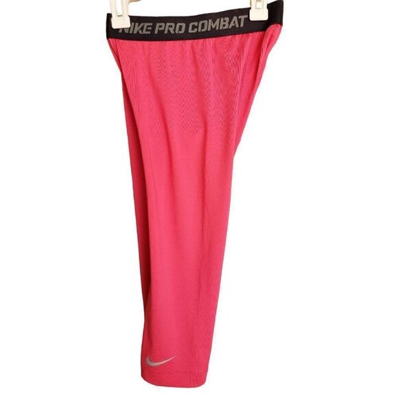 Nike Girl's Tights Nike Pro Pink Training Compression Pants Large NWOT - Picture 3 of 6